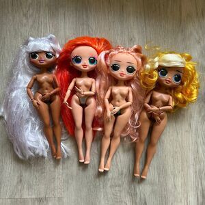 MGA OMG LOL SURPRISE DOLLS - 4 Doll Set